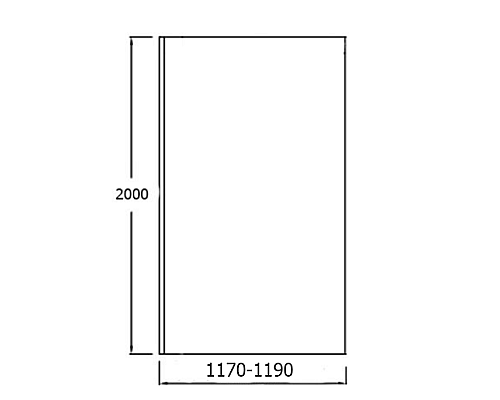 Фиксированное ограждение Jacob Delafon 120 см E22W120GA