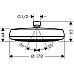 Верхний душ Hansgrohe Crometta 160 1jet 26577400