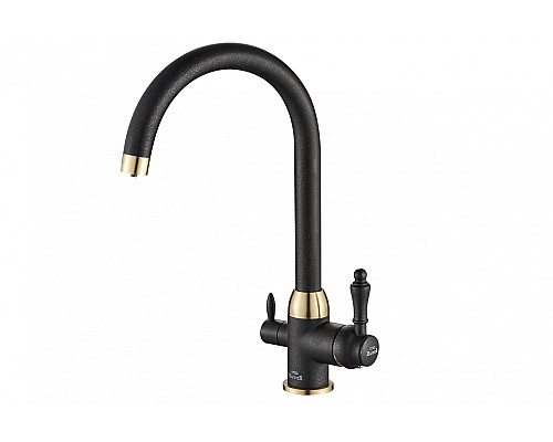 Смеситель для кухни ZORG Steel Hammer SH 723 BLACK BR