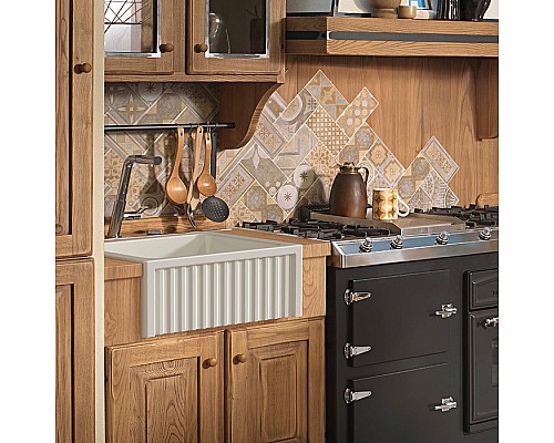 Мойка кухонная Kerasan Hannah Hampshire 546001 60x47