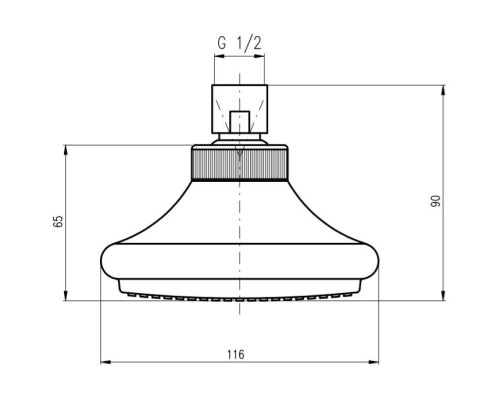 Лейка для душа Rav Slezak PS0011 Хром