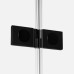 Душевое ограждение NEW TRENDY AVEXA BLACK 80x80x200 (черный)