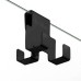Душевое ограждение NEW TRENDY AVEXA BLACK 80x80x200 (черный)