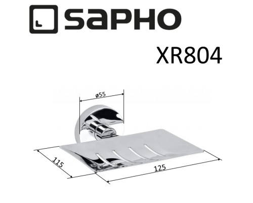 Мыльница Sapho X-round XR804 Хром