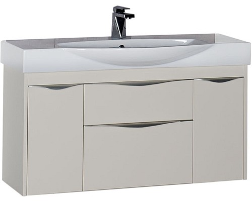 Тумба под раковину Aquanet Франка 105 183055 подвесная Белая