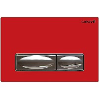 Клавиша смыва Creavit GP4003.00 Красная Хром