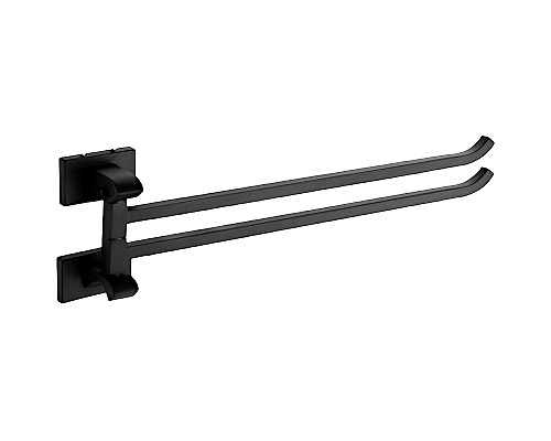 Полотенцедержатель Gappo G0712-6 поворотный Черный матовый