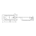 Акриловая ванна WellWant Aurora 180х70 WWVM1312W