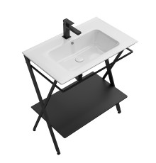 Металлическая структура Kerama Marazzi PIANO Next напольная 75, черная матовая