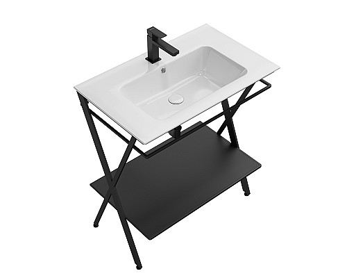 Металлическая структура Kerama Marazzi PIANO Next напольная 75, черная матовая