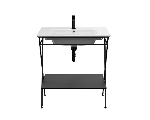 Металлическая структура Kerama Marazzi PIANO Next напольная 75, черная матовая