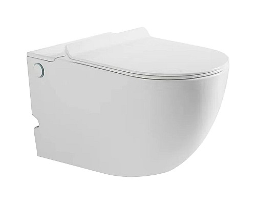 Комплект унитаза с инсталляцией SantiLine SL-5031 подвесной Белый с сиденьем Микролифт