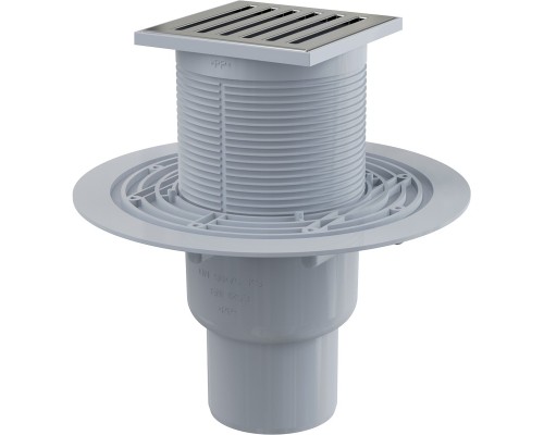 Душевой трап AlcaPlast APV203 выпуск прямой, гидрозатвор мокрый