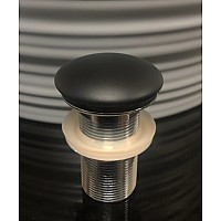 Черный матовый керамический донный клапан Gid BLm100 74402k