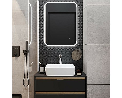 Зеркало Excellent Lumiro 50 DOEX.LU080.050.AC с подсветкой с сенсорным выключателем Зеркало Excellent Lumiro 50 DOEX.LU080.050.AC с подсветкой с сенсорным выключателем