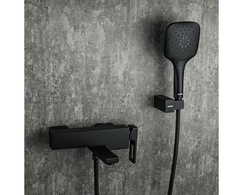Смеситель для ванны Gappo G17-6 G3217-6 Черный матовый