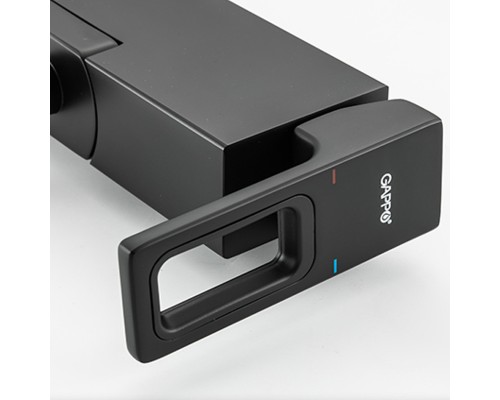 Смеситель для ванны Gappo G17-6 G3217-6 Черный матовый