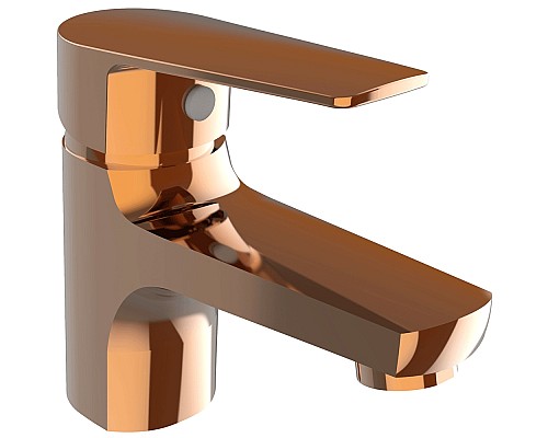 Смеситель для раковины Orange Loop M26-021RG Розовое золото