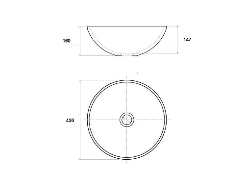 Раковина-чаша Bronze de luxe 2241 Melody
