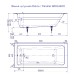 Ванна чугунная Delice Parallel 180х80, без ручек