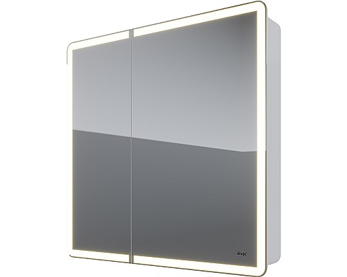 Зеркальный шкаф Dreja Point 80 99.9034 с подсветкой Белый с инфракрасным выключателем