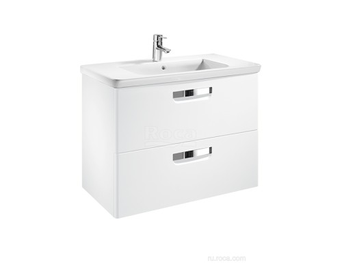 Тумба под раковину Roca The Gap 60 ZRU9302879 белый глянец