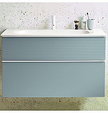 Тумба с раковиной Burgbad Fiumo 120 SFXN122F3957FOT55G0223C0001*1 подвесная Eisblau Softmatt