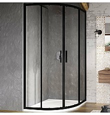 Душевой уголок Ravak Blix BLSCP4-80 80х80 X3BM40300Z1 профиль Черный стекло Transparent