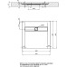 Душевой поддон из искусственного камня Aquanet Delight 90x90 Черный