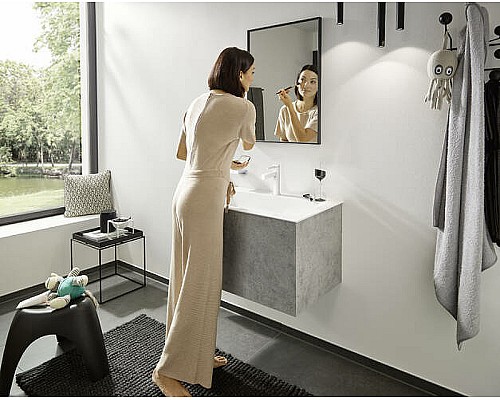 Смеситель для раковины Hansgrohe Finoris 76023700 Белый матовый