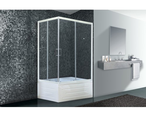 Душевой уголок Royal Bath BP 120х80 с поддоном Белый