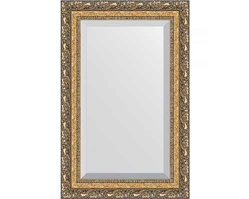 Зеркало Evoform Exclusive 85х55 BY 1240 с фацетом в багетной раме - Виньетка бронзовая 85 мм