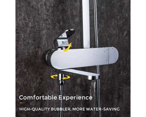 Душевая система Gappo G83 G2483 Хром