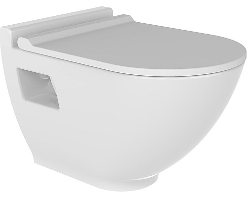 Подвесной безободковый унитаз Bien Harmony с сиденьем микролифт HRKA052N2VP0W3000