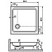 Акриловый поддон для душа RGW Acrylic Style 80x80 16180188-11 Белый
