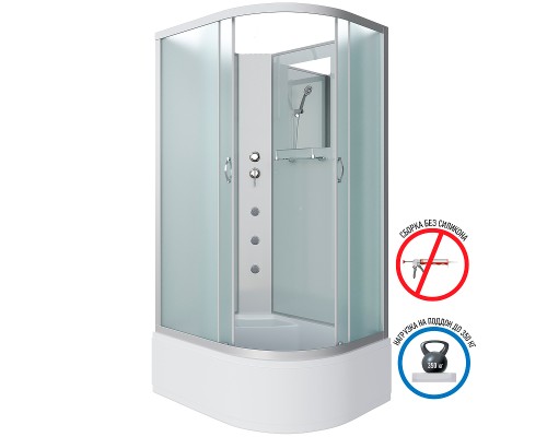 Душевая кабина Niagara Classic 120x80 L NG-2310-14LBKG с гидромассажем