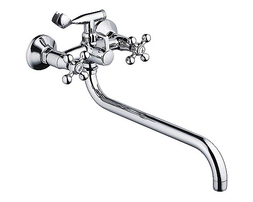 Смеситель для ванны Haiba HB2619-2 универсальный Хром