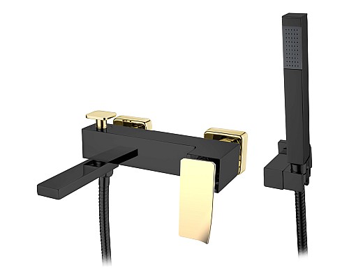 Смеситель для ванны,для душа   Boheme Q 143-BG.2 черный