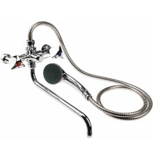 Смеситель для ванны Сантаком 276108с универсальный Хром