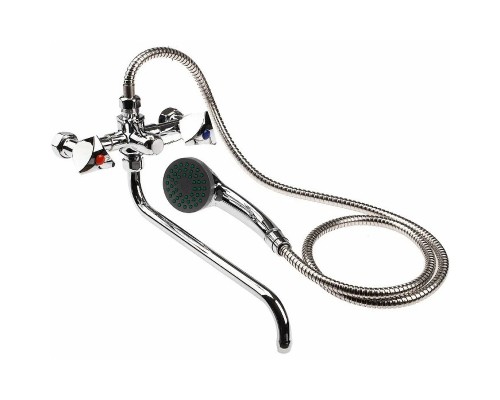 Смеситель для ванны Сантаком 276108с универсальный Хром