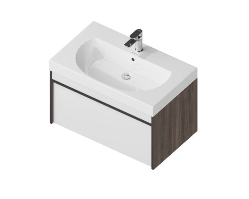 Тумба Kerama Marazzi MODULA подвесная 80 с ящиком 1+1, арабика