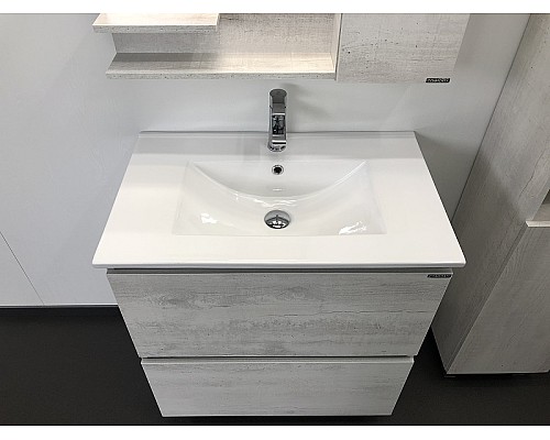 Тумба с раковиной Comforty Верона 75 00004137102 Дуб белый