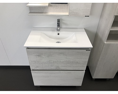 Тумба с раковиной Comforty Верона 75 00004137102 Дуб белый