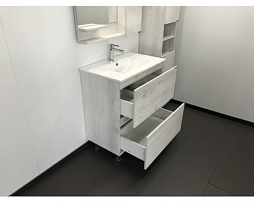 Тумба с раковиной Comforty Верона 75 00004137102 Дуб белый