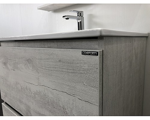 Тумба с раковиной Comforty Верона 75 00004137102 Дуб белый