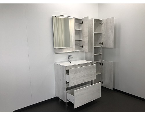 Тумба с раковиной Comforty Верона 75 00004137102 Дуб белый