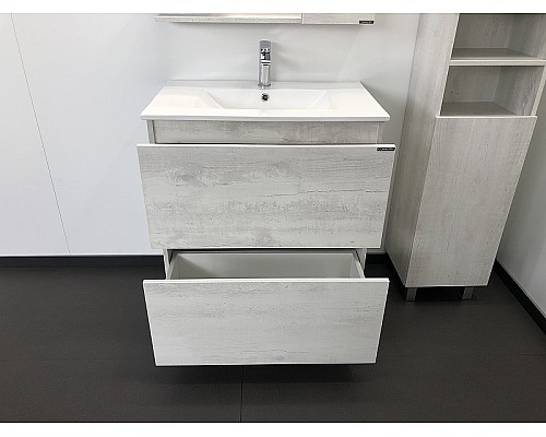 Тумба с раковиной Comforty Верона 75 00004137102 Дуб белый