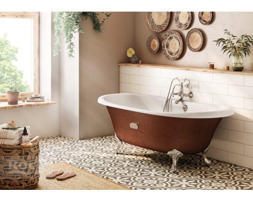 Чугунная ванна Roca Newcast медь, anti-slip 170x85 233650008