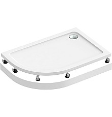 Акриловый поддон для душа Bas Раунд 120х80 R ПН00070 Белый