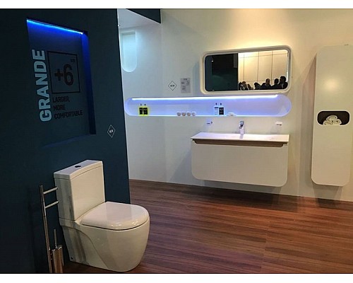 Унитаз биде Creavit Grande GR360-00CB00E-0000 Белый без бачка и сиденья